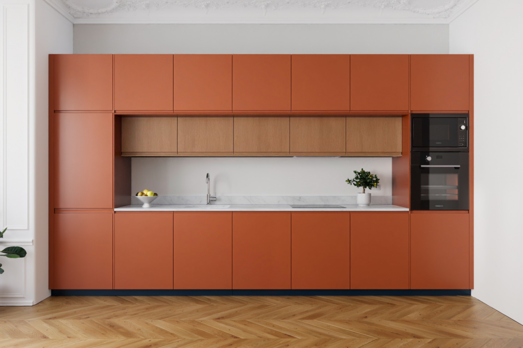 Cuisines terracotta : meuble de cuisine, chaleur et caractère