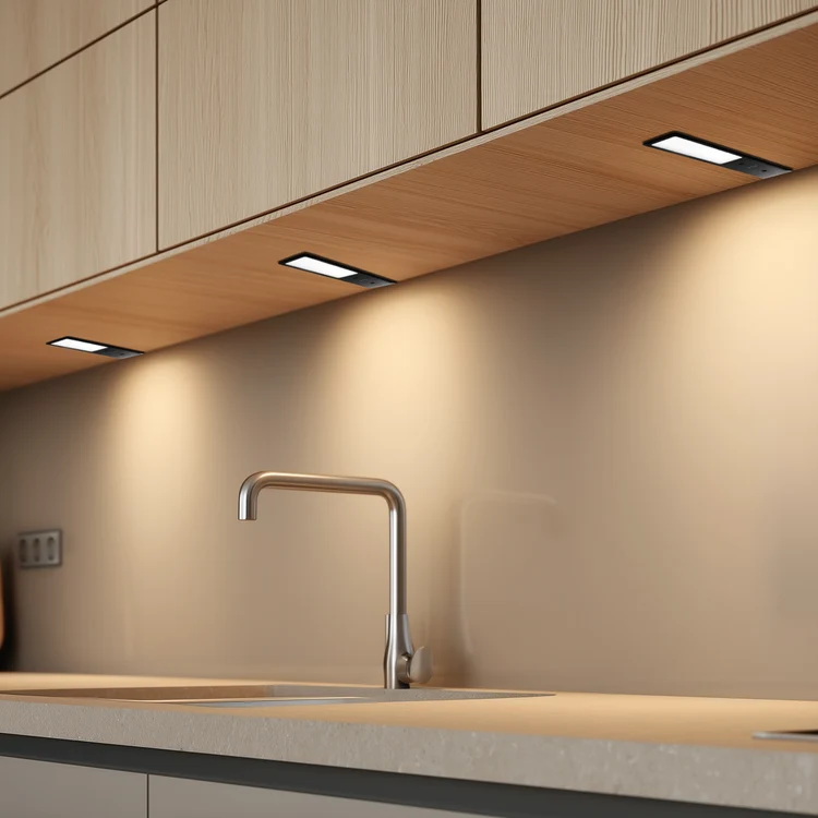 Éclairage LED sous meuble de cuisine